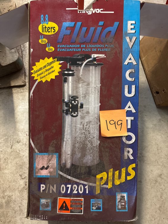 Mity vac fluid evacuator plus