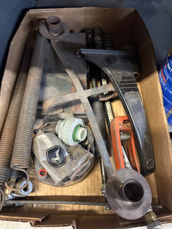 Hydraulic fittings, springs, hardware