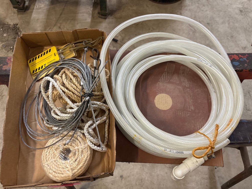 Rope, cable, 1/2 ID hose