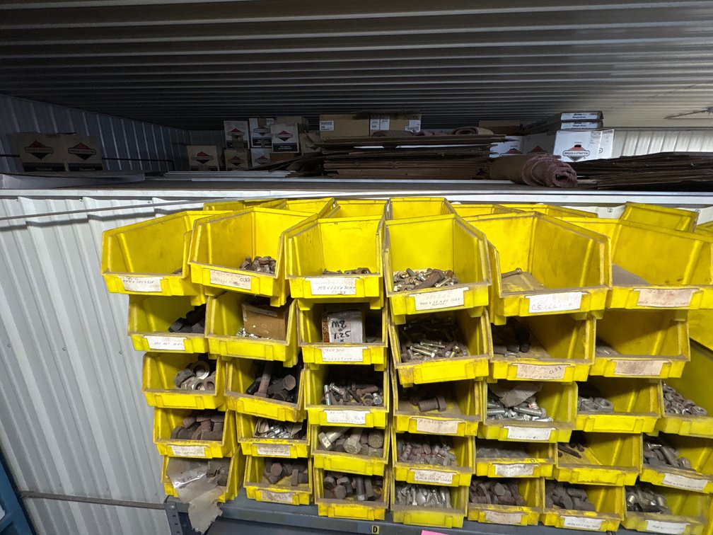 (60) Organizer bins and contents