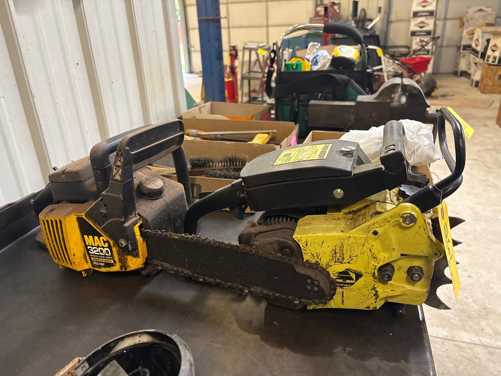 (2) Chainsaws: Mac 3200 and Pioneer
