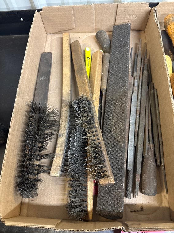 Files and wire brushes