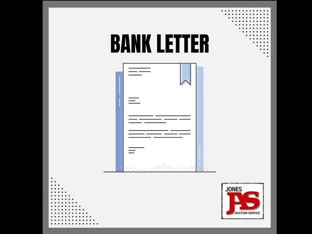 * Bank Letter Template *