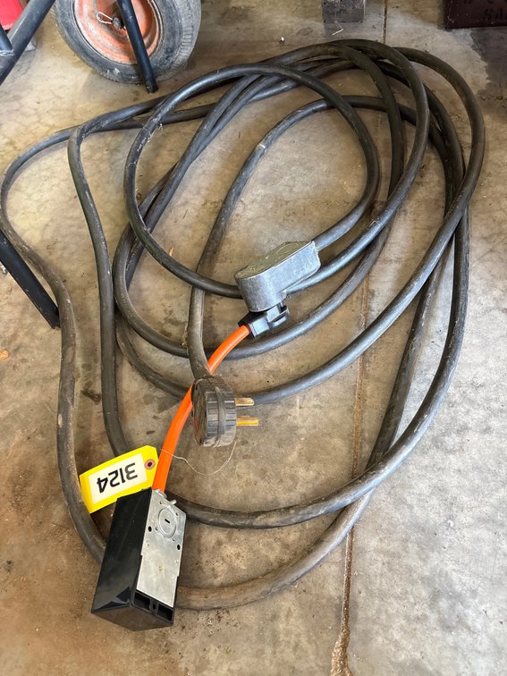 Type 50 3 prong Extension Cord and Pig Tail