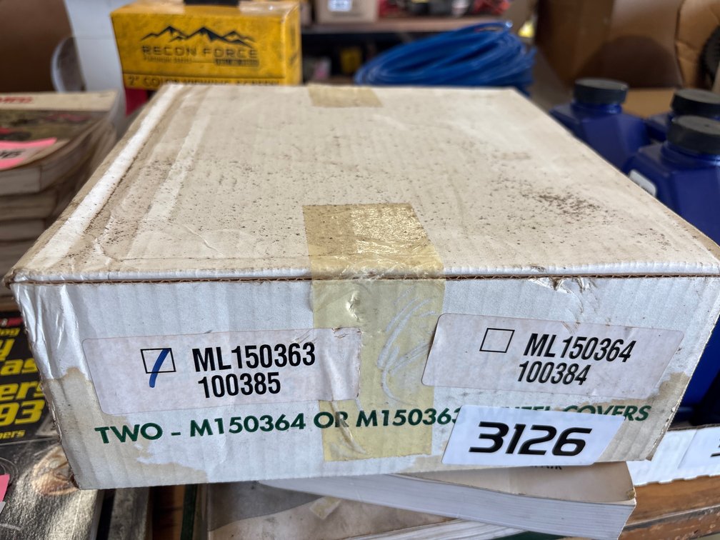 (2) NIB John Deere Wheel covers 9.5 inches