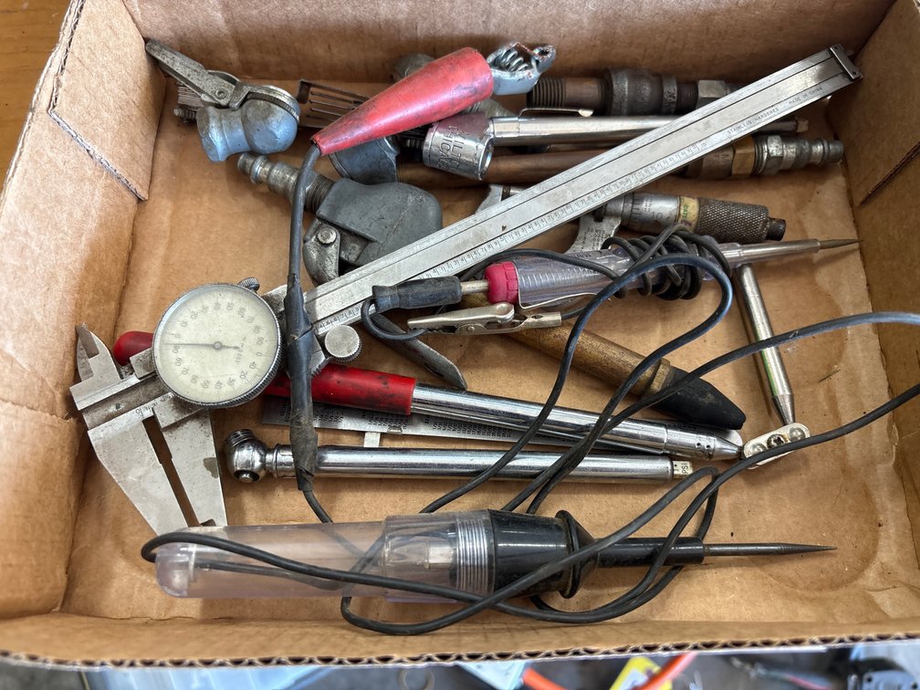 Micrometer, electrical testers, air chucks