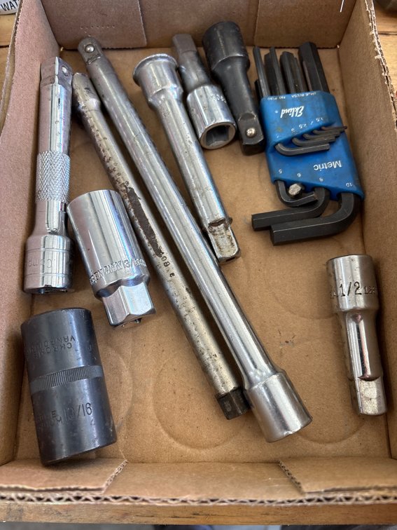 1/2” Drive Extensions; Impact Socket & More