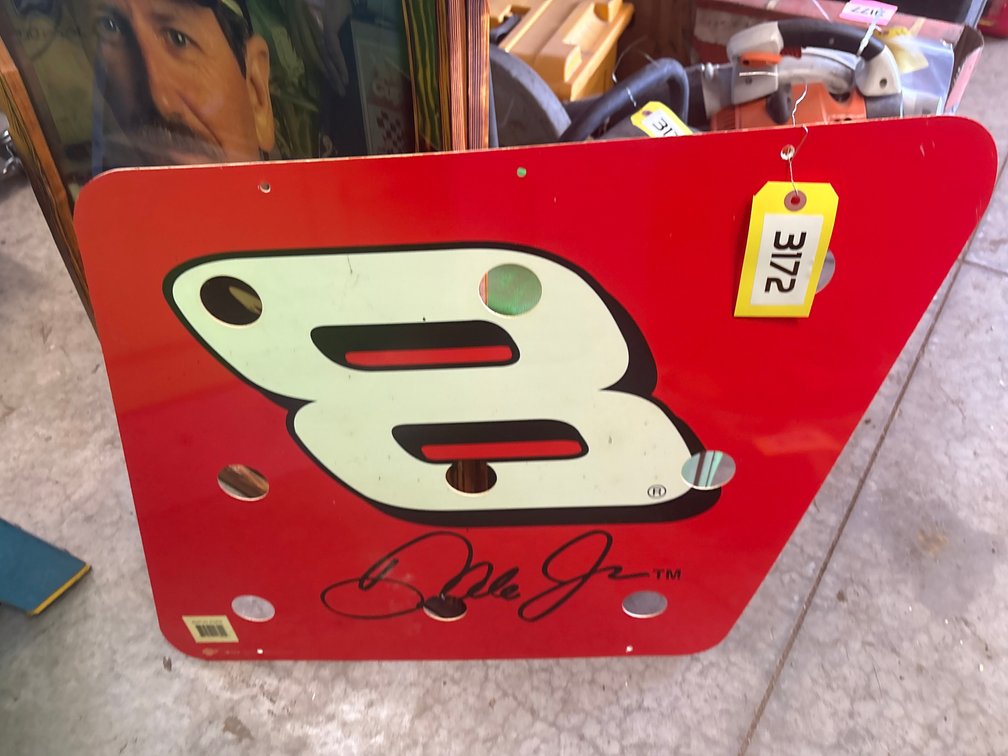 Dale Jr Pit Road Sign
