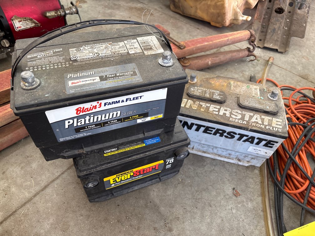 (3) Auto Batteries