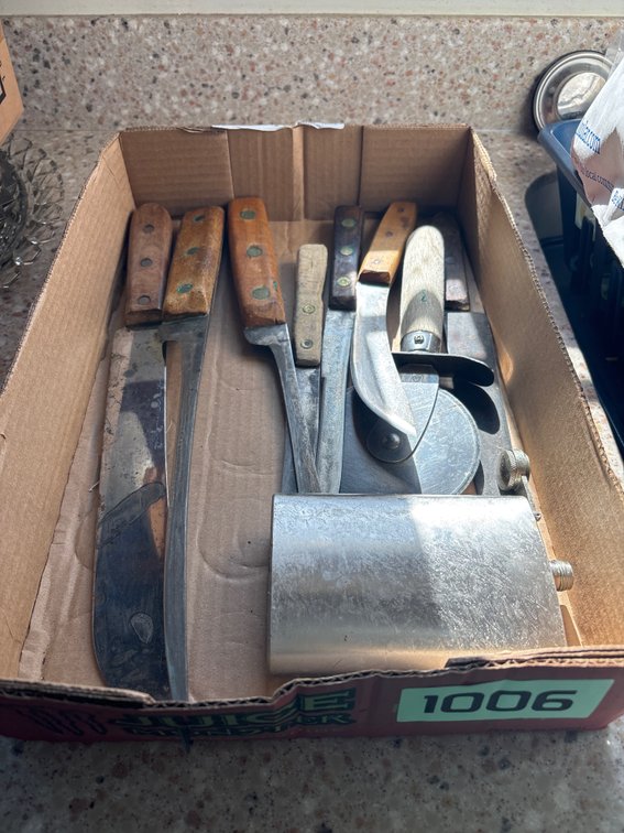 Large Knives Butcher Style