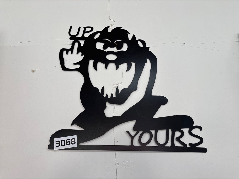 Tasmanian Devil Metal Art