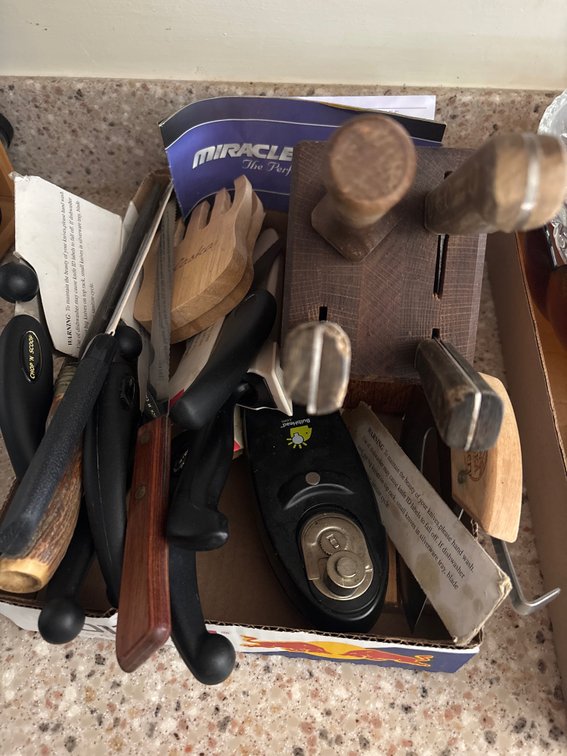 Kitchen Knives, Knife Block, Can Opener