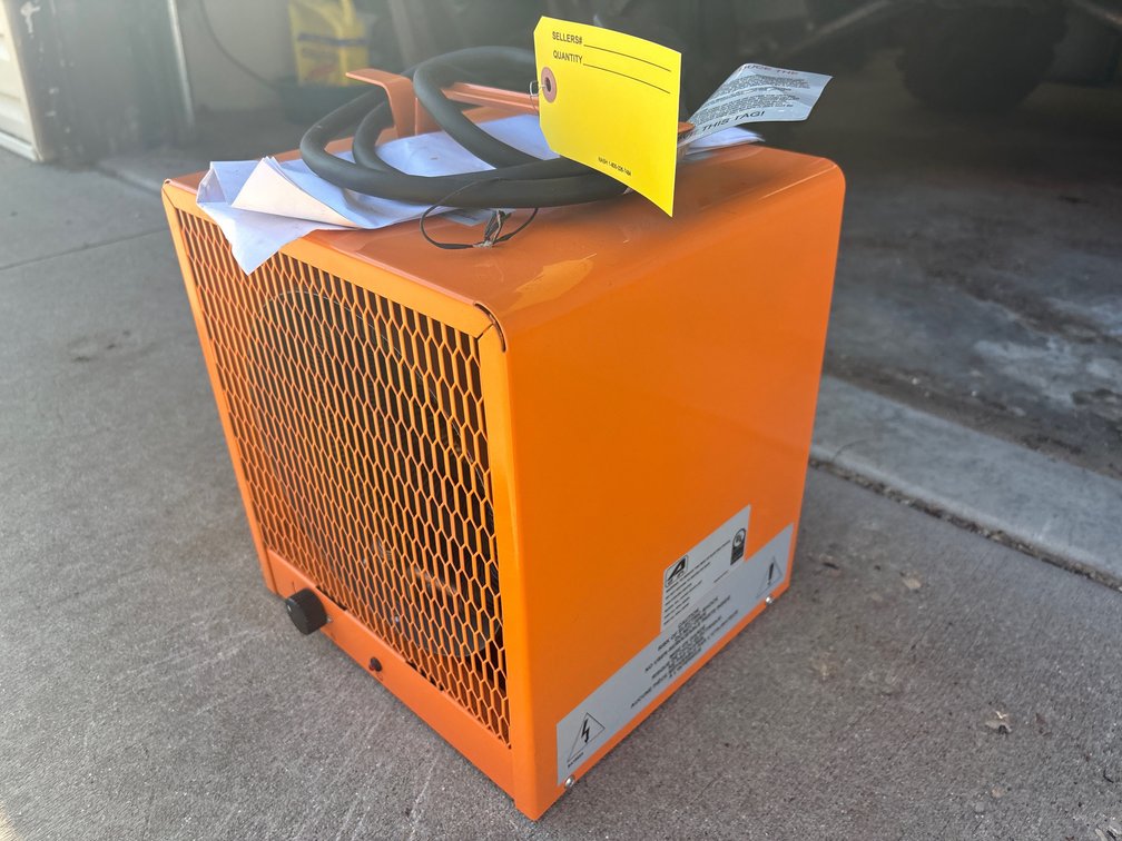Industrial Fan w/ forced heater