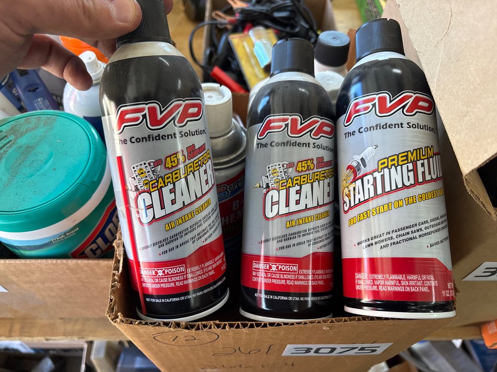 Carb Cleaner; Starting Fluid; SeaFoam & More