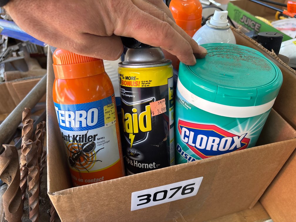 Chemical Guys Bottles; Cleaners & Bug Sprays