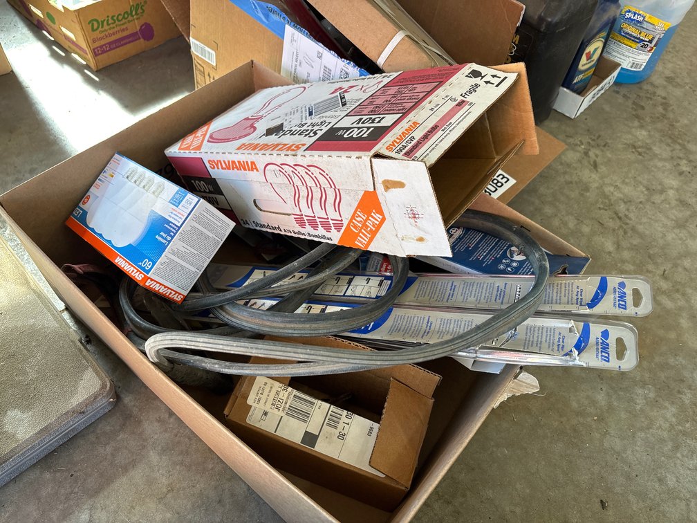 Light Bulbs; Wiper Blades; Jumper Cables
