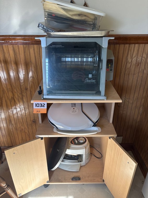 Cabinet, Rotisserie, Foreman Grill, Pizza Pizzazz