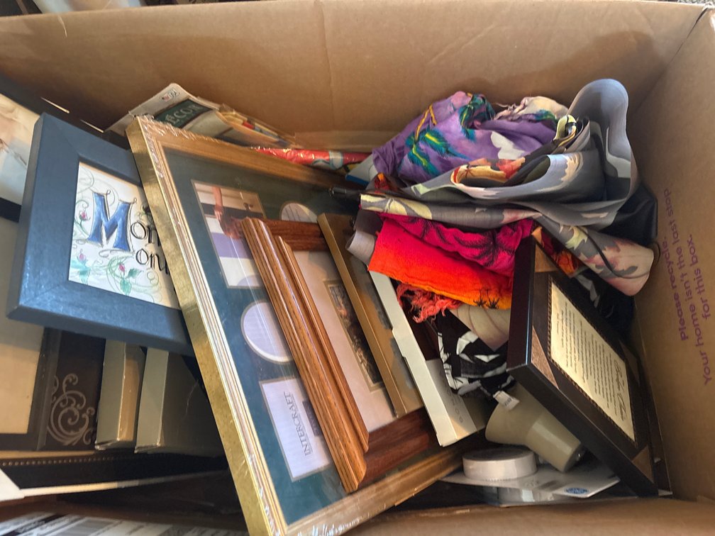 Fall Banners, picture frames, fabric