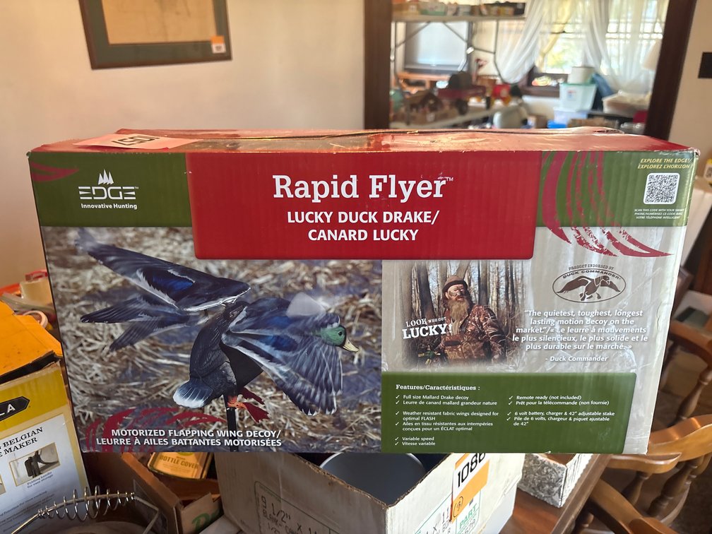 NIB Rapid Flyer motorized duck decoy