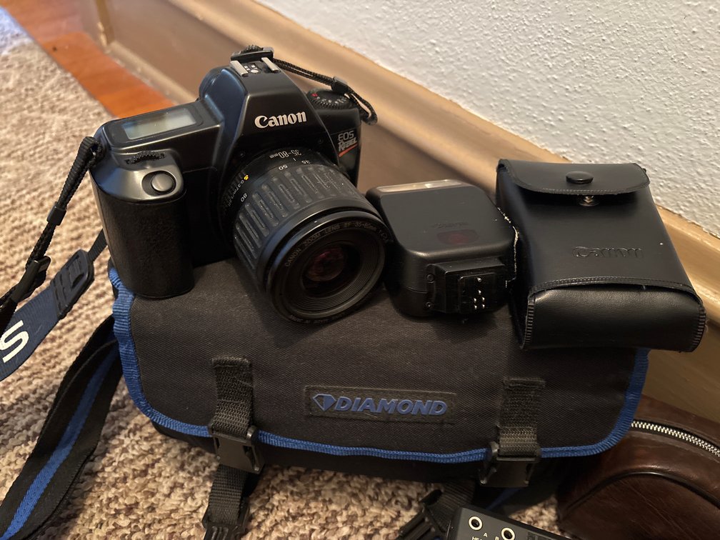 Canon EOS Rebel II; Magnimatic & Kodak Cameras