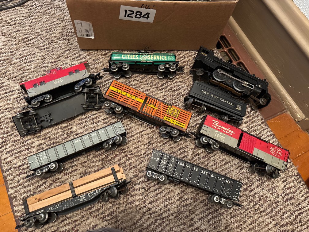 Vtg Marx Train Set