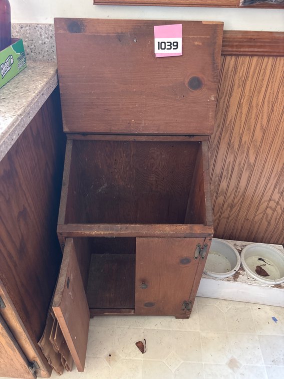 Wood Container for Potatos or Garbage