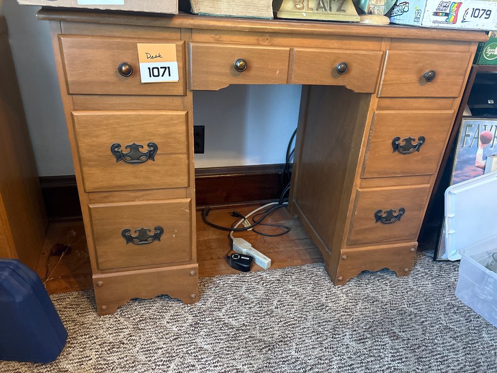 Wooden desk