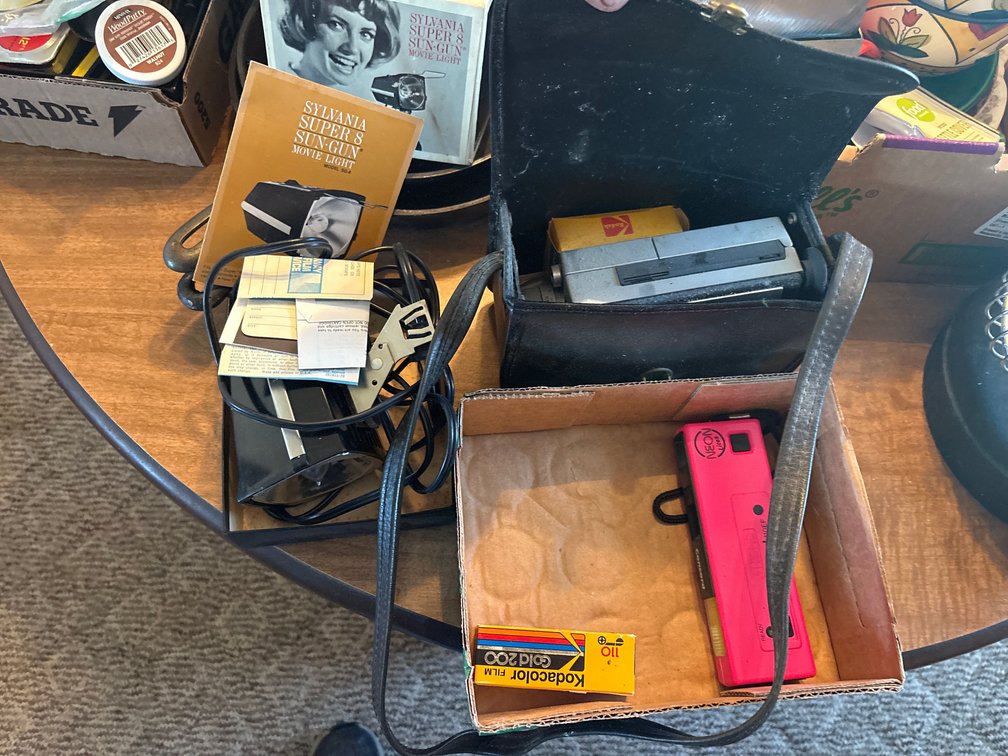 Vintage camcorder, camera, Sylvania SunGun
