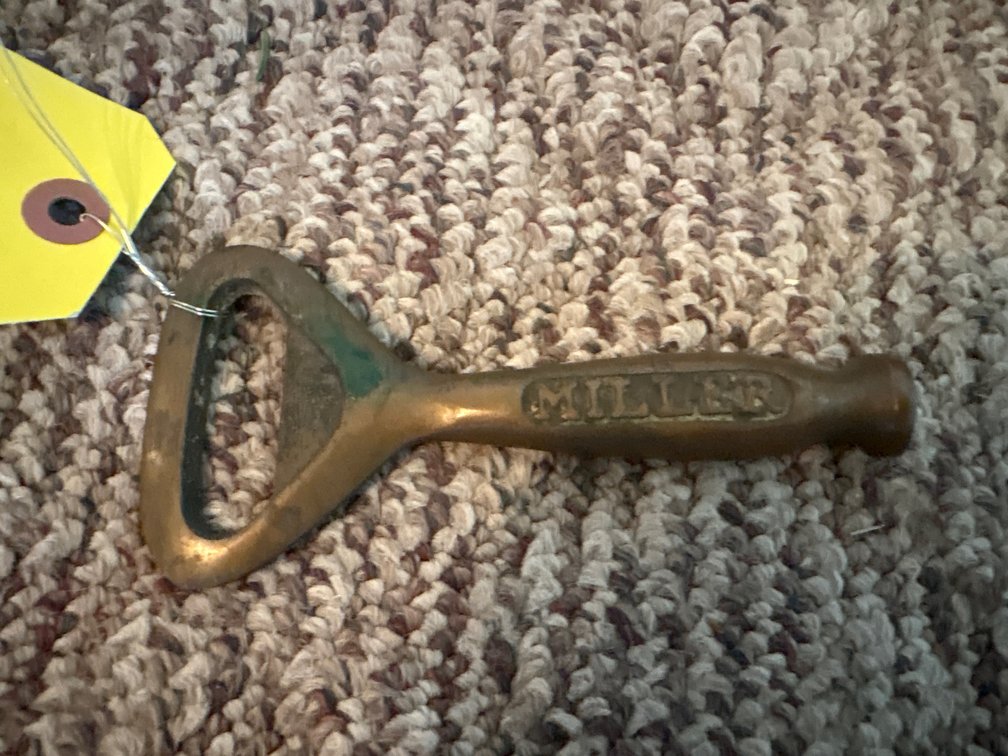 Miller High Life Vintage Brass bottle opener