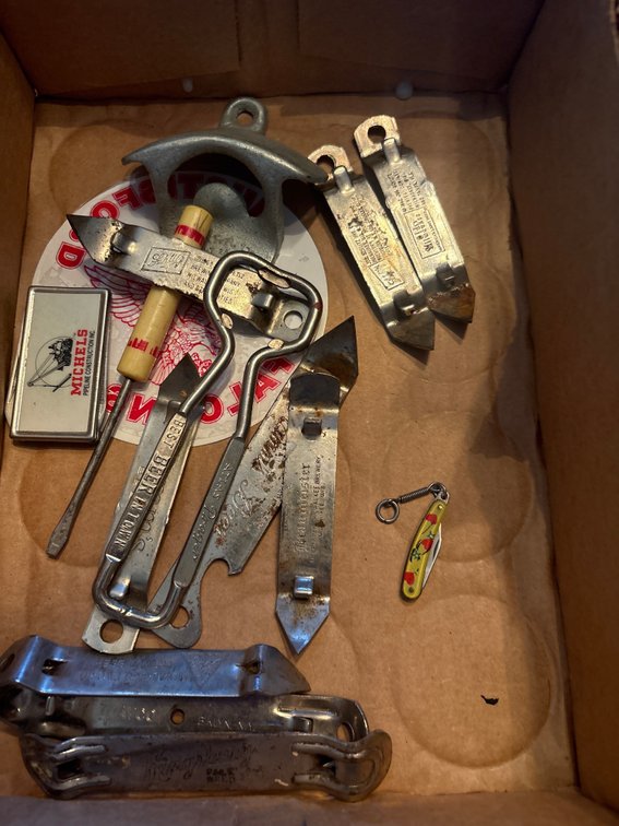 Vintage bottle openers