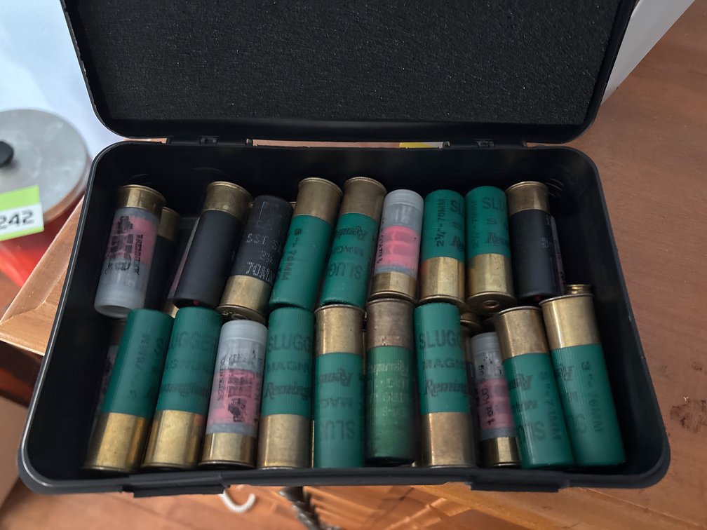 (38) Rounds 12ga - Mostly Slugs