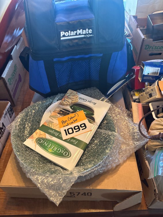 NIB OrGreenic frying pan, cooler