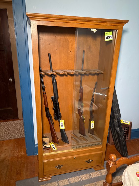 Wood Gun Cabinet