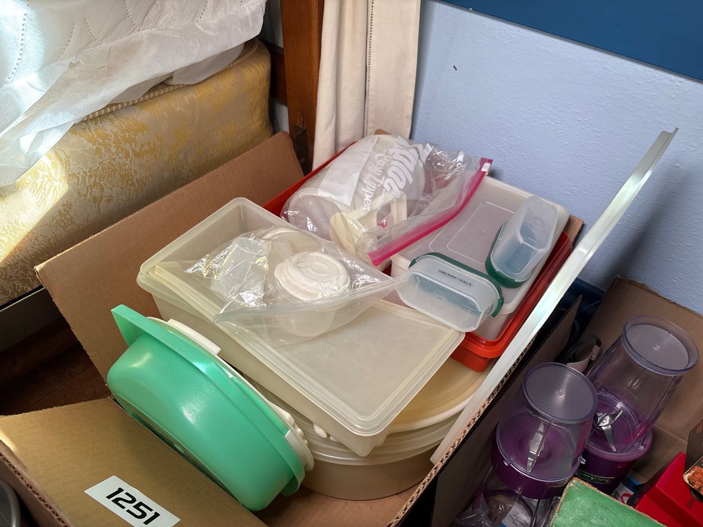 Tupperware Box Lot