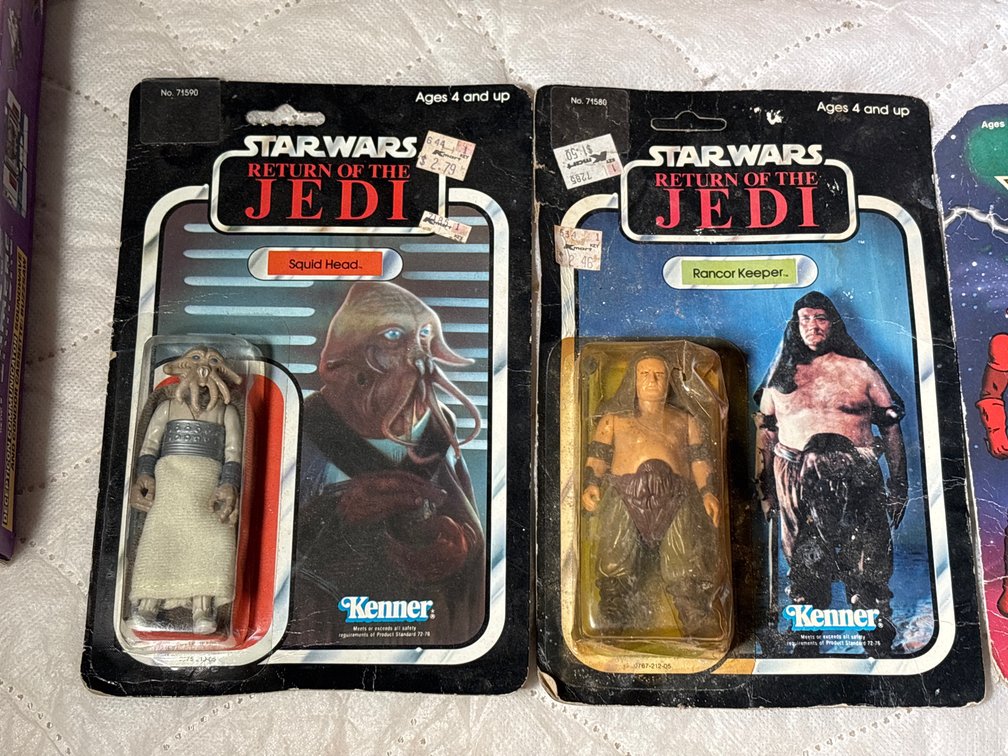 Star Wars Rancor Keeper & Squid Head Action Figures