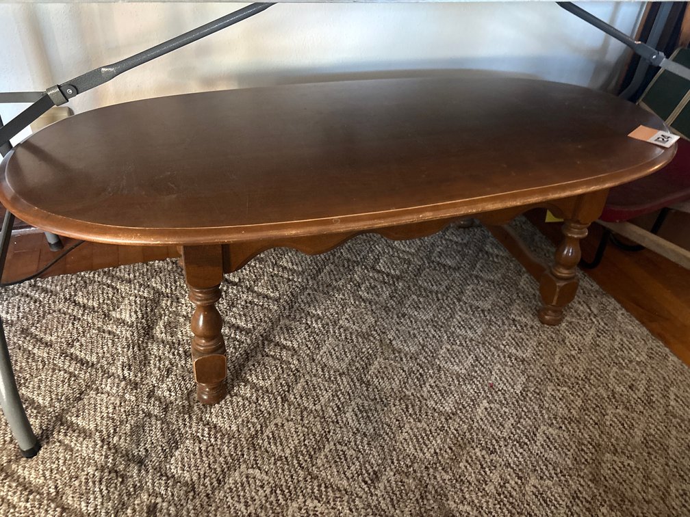 Colonial style coffee table