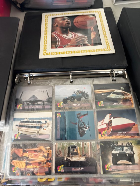 Michael Jordan mirror, club Pro cards