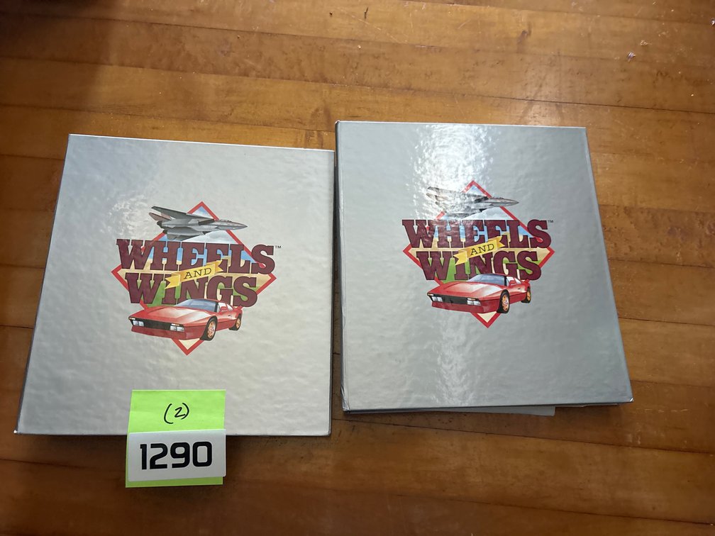 (2) 1988 Wheels and Wings Binders