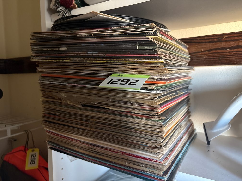 Vintage 78 LP records