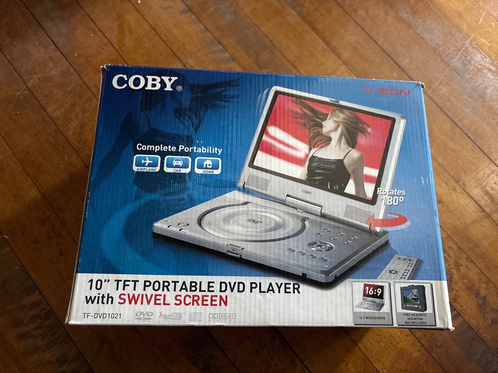 Coby portable DVD player