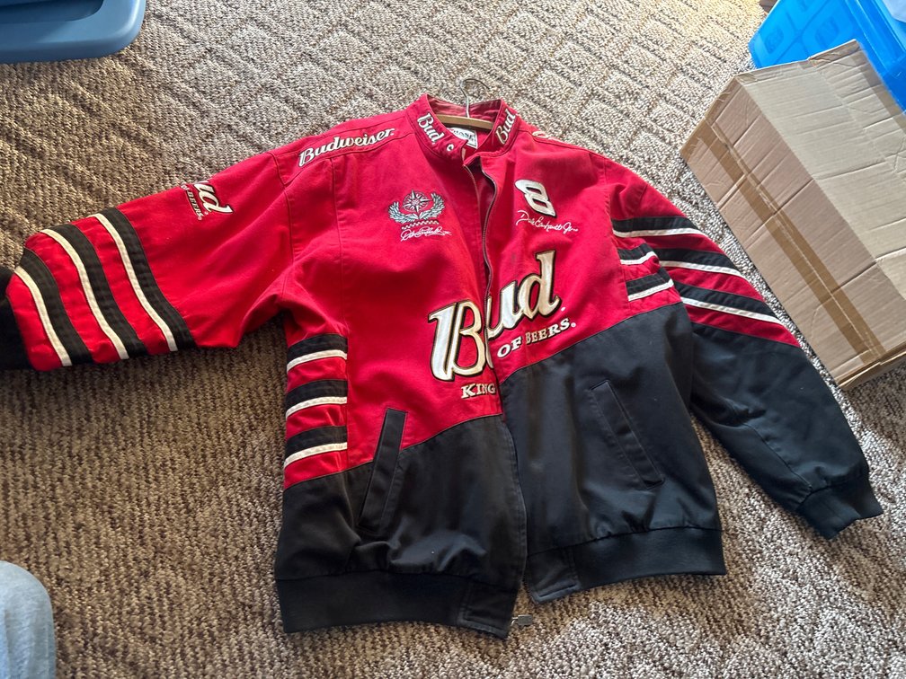 Dale Earnhardt Junior Budweiser, racing jacket XXL