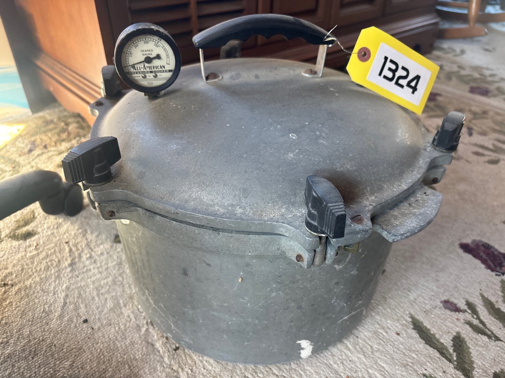Vintage pressure cooker