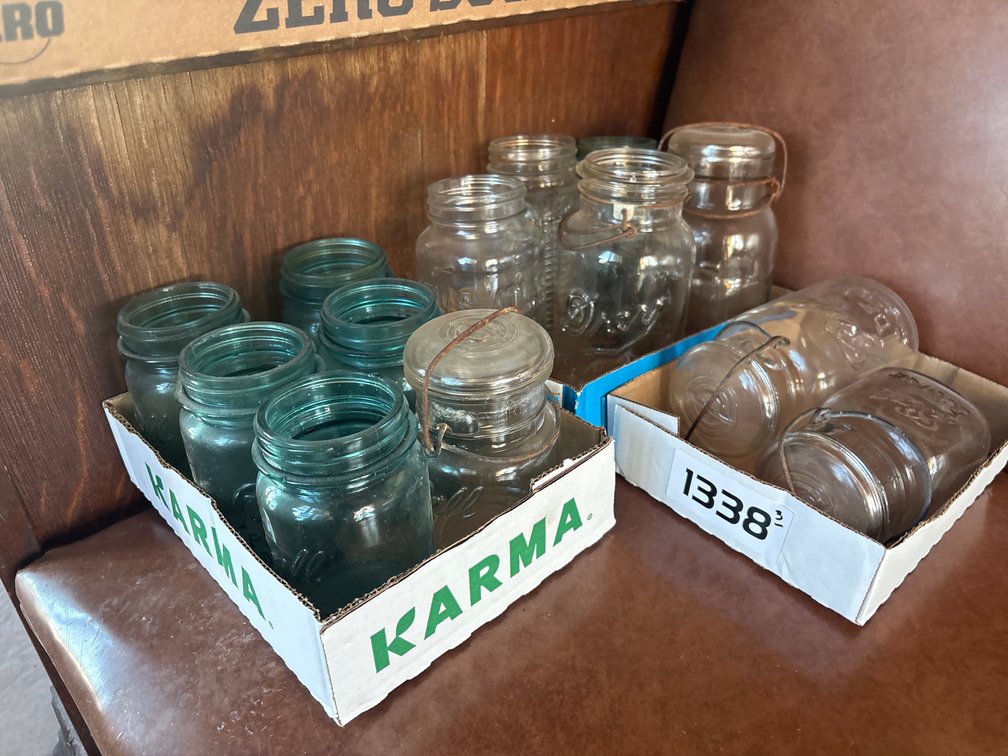Vintage Ball, Atlas, and Drey canning jars