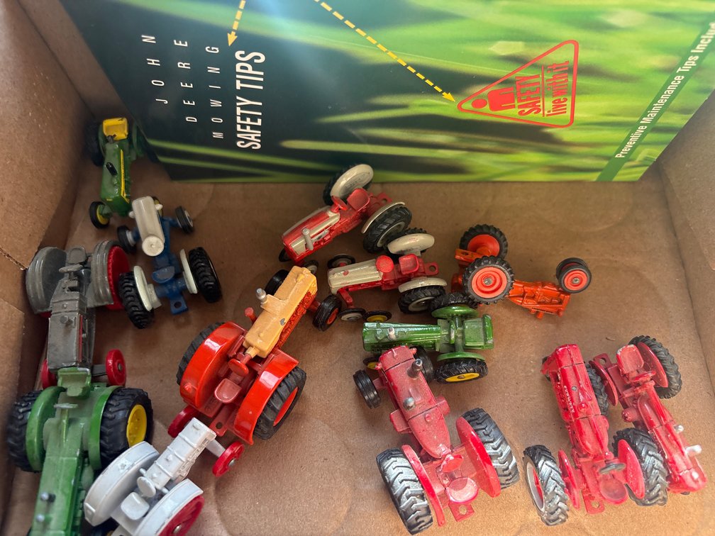 Micro tractors and VCR tape