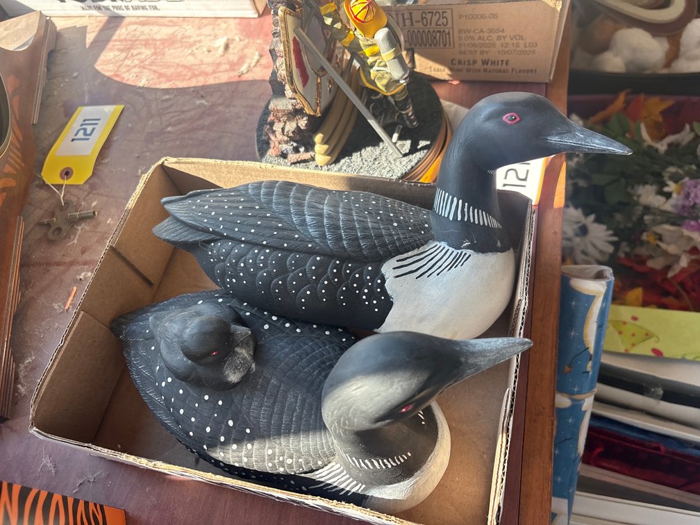 Pair of Ceramic Loons