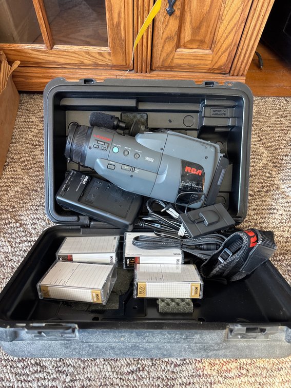 RCA Camcorder w/ case & more