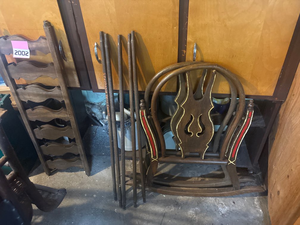 Vintage wooden cradle