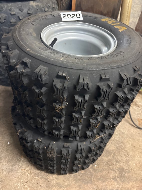 (2) Shredder ATV UTV 18x11.00-8 tire w/ rims