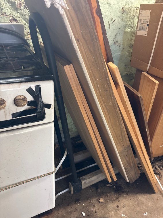 (2) Wood Racks and Misc. Wood