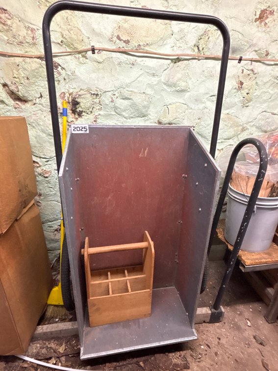 Wood & Metal Garden Cart
